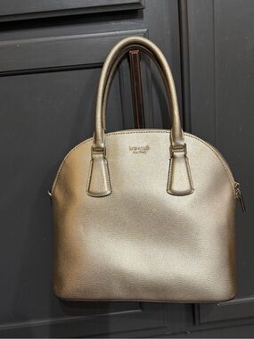 kate spade Gold Dome Satchel Handbag